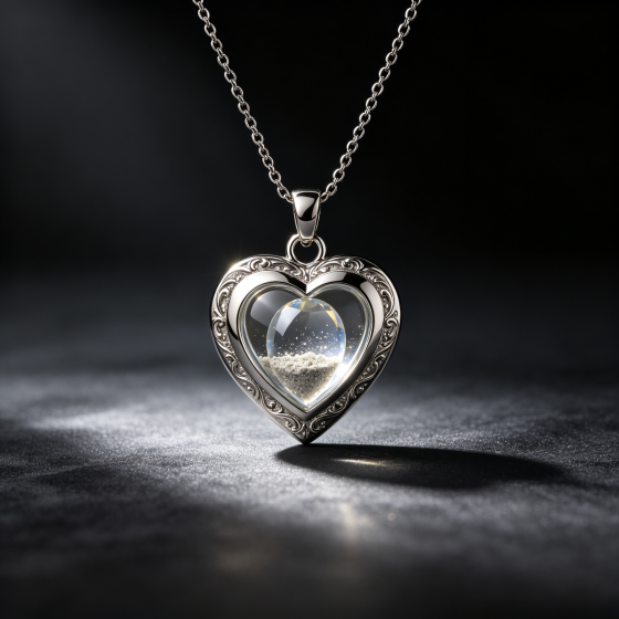 Pet Memorial Ash Necklace - Forever Together